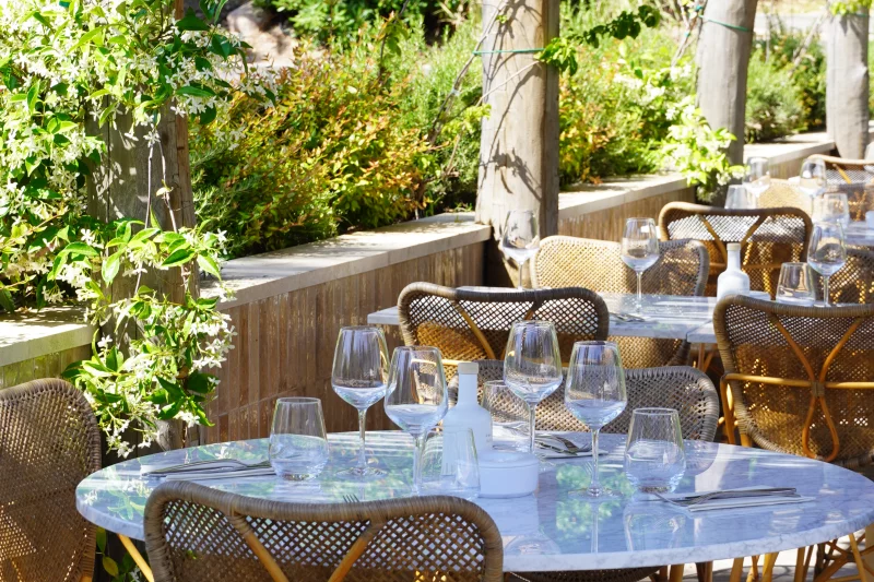 Signature cuisine inspired by the Mediterranean